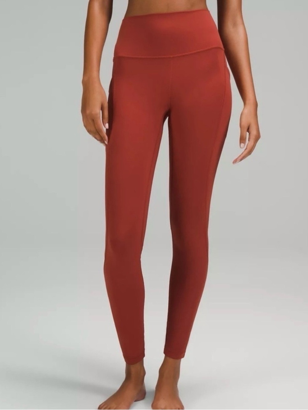 NWT Lululemon HR Align 28” Leggings in Cayenne